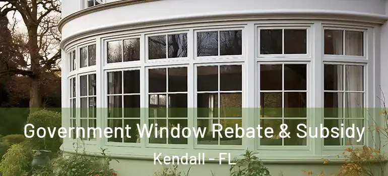  Government Window Rebate & Subsidy Kendall - FL