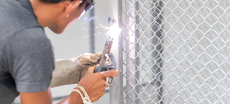 Commercial Mesh Door Repair in Kendall, FL